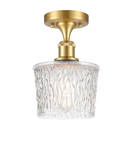 Ballston LED Semi-Flush Mount in Satin Gold (405|516-1C-SG-G402-LED)