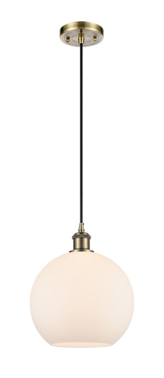 Ballston LED Mini Pendant in Antique Brass (405|516-1P-AB-G121-10-LED)