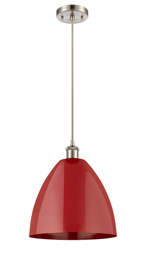 Ballston LED Mini Pendant in Brushed Satin Nickel (405|516-1P-SN-MBD-12-RD-LED)