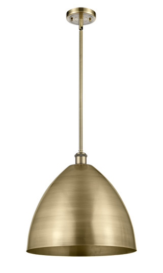 Ballston LED Pendant in Antique Brass (405|516-1S-AB-MBD-16-AB-LED)