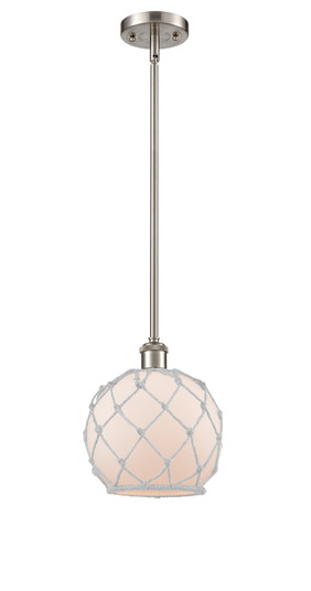 Ballston LED Mini Pendant in Black Antique Brass (405|516-1S-BAB-G121-8RW-LED)
