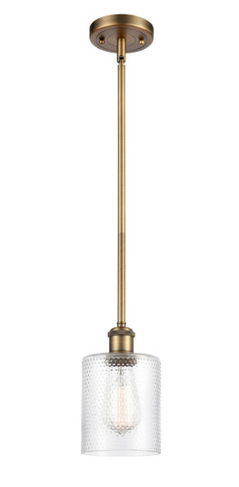 Ballston One Light Mini Pendant in Brushed Brass (405|516-1S-BB-G112)