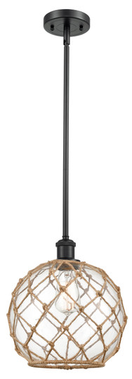 Ballston One Light Mini Pendant in Matte Black (405|516-1S-BK-G122-10RB)