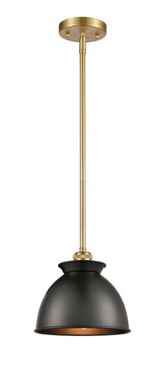 Ballston LED Mini Pendant in Satin Gold (405|516-1S-SG-M14-BK-LED)