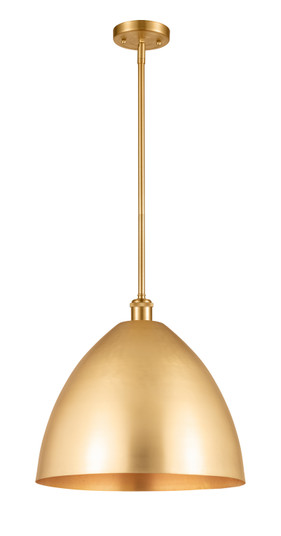 Ballston LED Pendant in Satin Gold (405|516-1S-SG-MBD-16-SG-LED)