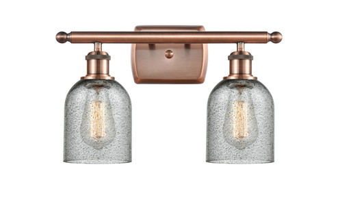 Ballston Two Light Bath Vanity in Antique Copper (405|516-2W-AC-G257)
