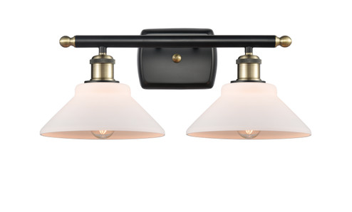 Ballston Two Light Bath Vanity in Black Antique Brass (405|516-2W-BAB-G131)