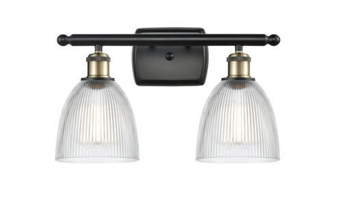Ballston Two Light Bath Vanity in Black Antique Brass (405|516-2W-BAB-G382)