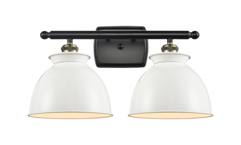 Ballston Two Light Bath Vanity in Black Antique Brass (405|516-2W-BAB-M14-W)