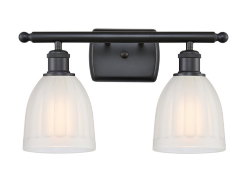 Ballston Two Light Bath Vanity in Matte Black (405|516-2W-BK-G441)