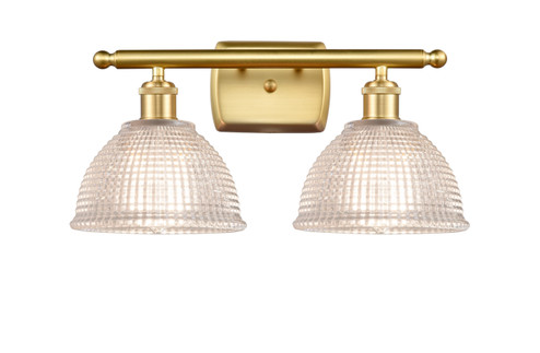 Ballston Two Light Bath Vanity in Satin Gold (405|516-2W-SG-G422)