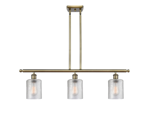 Ballston Three Light Island Pendant in Antique Brass (405|516-3I-AB-G112)