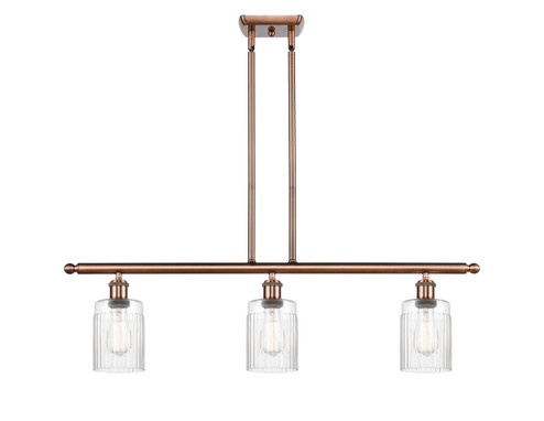 Ballston Three Light Island Pendant in Antique Copper (405|516-3I-AC-G342)
