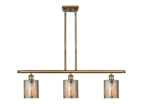 Ballston Three Light Island Pendant in Brushed Brass (405|516-3I-BB-G116)