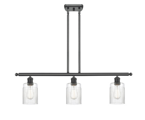Ballston Three Light Island Pendant in Matte Black (405|516-3I-BK-G342)