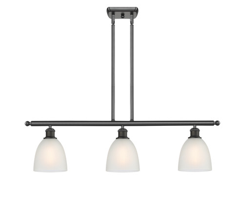 Ballston Three Light Island Pendant in Oil Rubbed Bronze (405|516-3I-OB-G381)