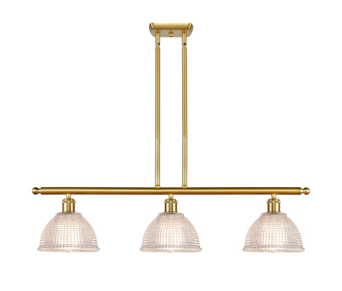 Ballston Three Light Island Pendant in Satin Gold (405|516-3I-SG-G422)