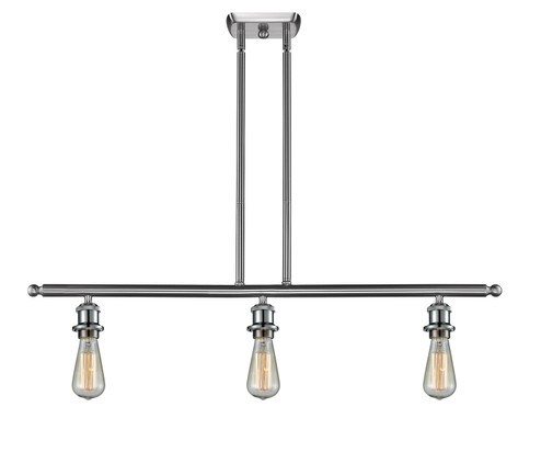 Ballston Three Light Island Pendant in Brushed Satin Nickel (405|516-3I-SN)
