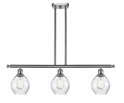 Ballston Three Light Island Pendant in Brushed Satin Nickel (405|516-3I-SN-G362)