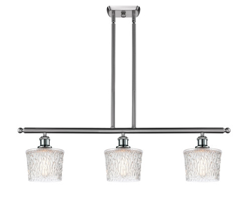 Ballston Three Light Island Pendant in Brushed Satin Nickel (405|516-3I-SN-G402)