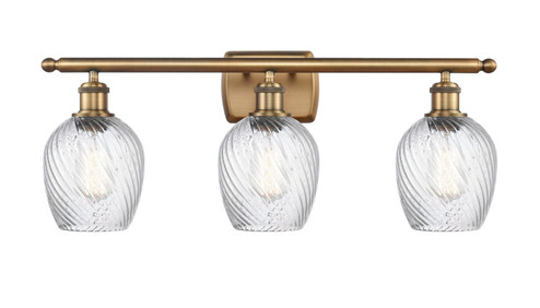 Ballston Three Light Bath Vanity in Brushed Brass (405|516-3W-BB-G292)