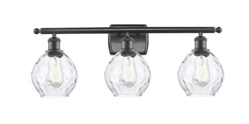 Ballston Three Light Bath Vanity in Matte Black (405|516-3W-BK-G362)