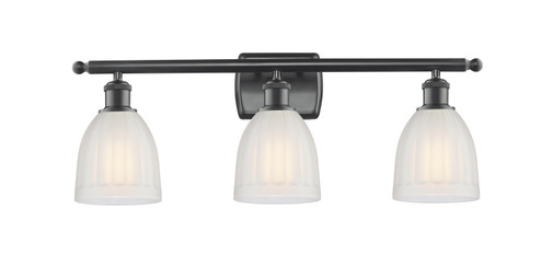 Ballston Three Light Bath Vanity in Matte Black (405|516-3W-BK-G441)
