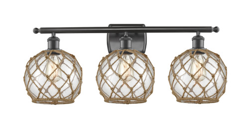 Ballston Three Light Bath Vanity in Oil Rubbed Bronze (405|516-3W-OB-G122-8RB)