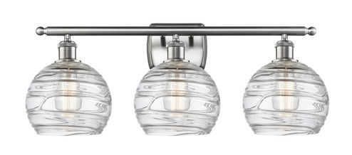 Ballston Three Light Bath Vanity in Brushed Satin Nickel (405|516-3W-SN-G1213-8)