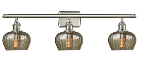Ballston Three Light Bath Vanity in Brushed Satin Nickel (405|516-3W-SN-G96)