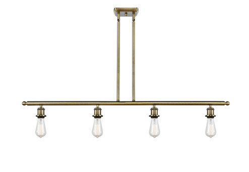 Ballston Four Light Island Pendant in Antique Brass (405|516-4I-AB)