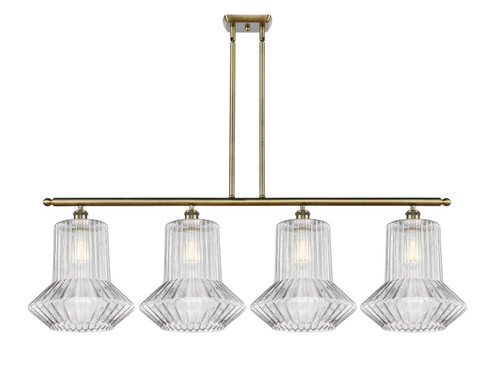 Ballston LED Island Pendant in Antique Brass (405|516-4I-AB-G212-LED)