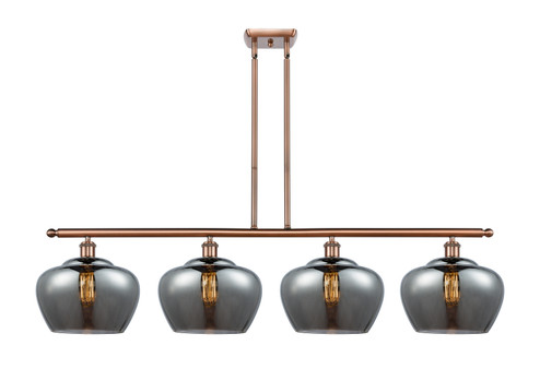 Ballston Four Light Island Pendant in Antique Copper (405|516-4I-AC-G93-L)