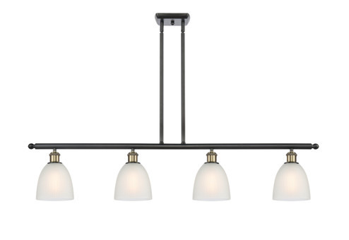 Ballston LED Island Pendant in Black Antique Brass (405|516-4I-BAB-G381-LED)