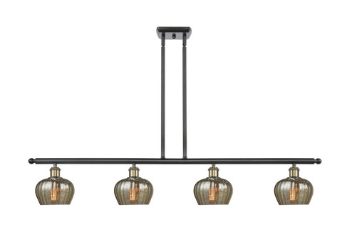 Ballston Four Light Island Pendant in Black Antique Brass (405|516-4I-BAB-G96)