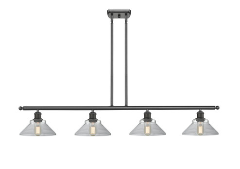 Ballston Four Light Island Pendant in Oil Rubbed Bronze (405|516-4I-OB-G132)