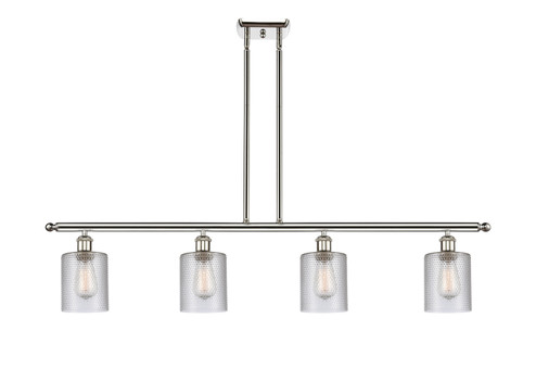 Ballston Four Light Island Pendant in Polished Nickel (405|516-4I-PN-G112)