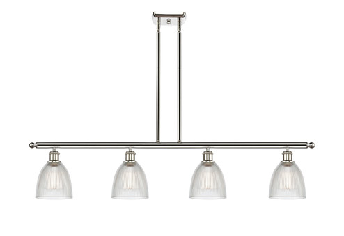 Ballston Four Light Island Pendant in Polished Nickel (405|516-4I-PN-G382)