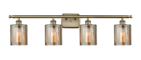 Ballston Four Light Bath Vanity in Antique Brass (405|516-4W-AB-G116)
