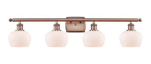 Ballston Four Light Bath Vanity in Antique Copper (405|516-4W-AC-G91)