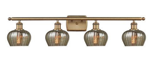 Ballston Four Light Bath Vanity in Brushed Brass (405|516-4W-BB-G96)