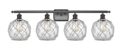 Ballston Four Light Bath Vanity in Oil Rubbed Bronze (405|516-4W-OB-G122-8RW)