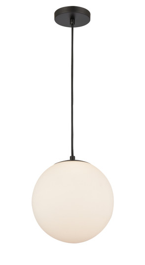 Auralume One Light Mini Pendant in Matte Black (405|610-BK-W)