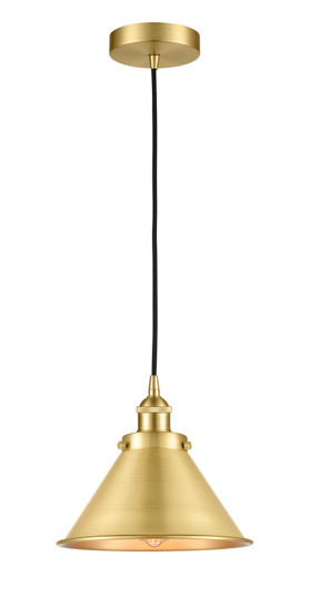 Edison LED Mini Pendant in Satin Gold (405|616-1PH-SG-M10-SG-LED)