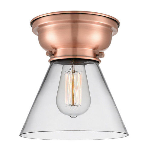 Franklin Restoration LED Flush Mount in Antique Copper (405|623-1F-AC-G42-LED)