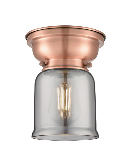 Franklin Restoration One Light Flush Mount in Antique Copper (405|623-1F-AC-G53)