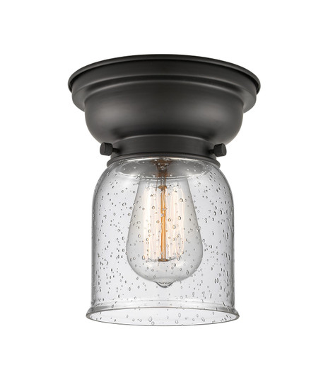 Franklin Restoration One Light Flush Mount in Matte Black (405|623-1F-BK-G54)