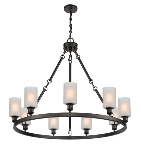 Ballston LED Chandelier in Matte Black (405|840-BK-G801-LED)