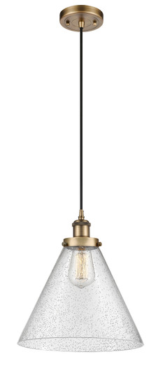 Ballston Urban LED Pendant in Brushed Brass (405|916-1P-BB-G44-L)