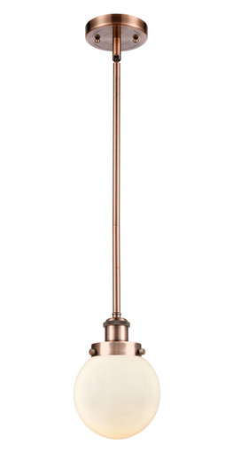 Ballston Urban One Light Mini Pendant in Antique Copper (405|916-1S-AC-G201-6)